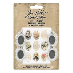 Tim Holtz Idea-ology JEWELED CHARMS Th93697