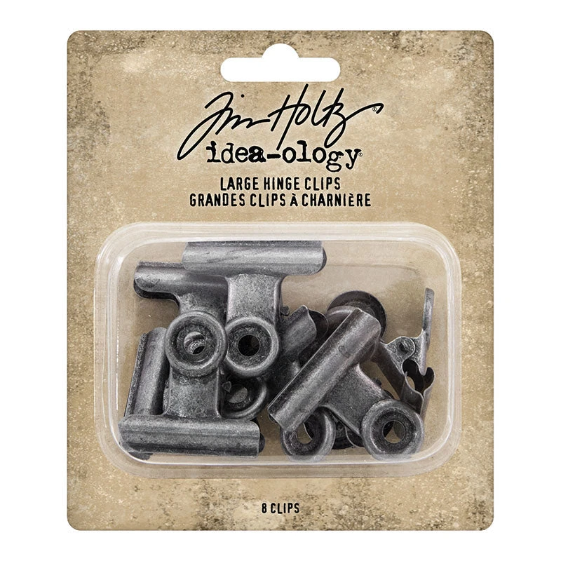Tim Holtz Idea-ology LARGE HINGE CLIPS Th93787 3 Tim Holtz Idea-ology LARGE HINGE CLIPS Th93787