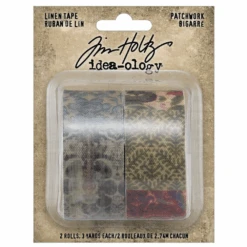 Tim Holtz Idea-ology LINEN TAPE PATCHWORK Th94230
