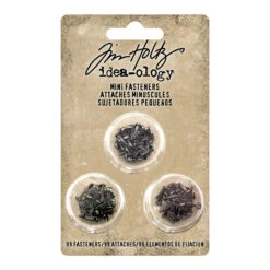 Tim Holtz Idea-ology MINI FASTENERS Brads Screws Hardware TH92790