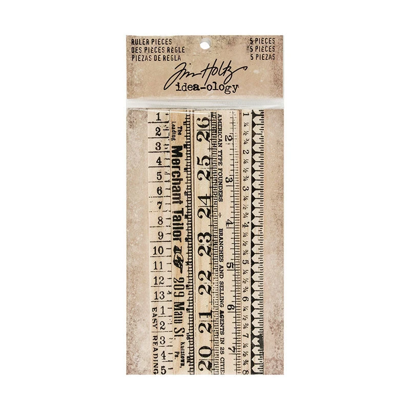 Tim Holtz Idea-ology RULER PIECES Findings TH93565 3 Tim Holtz Idea-ology RULER PIECES Findings TH93565