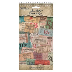 Tim Holtz Idea-ology TICKET BOOK Th94036