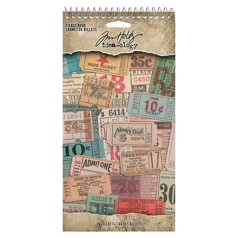 Tim Holtz Idea-ology TICKET BOOK Th94036 3 Tim Holtz Idea-ology TICKET BOOK Th94036