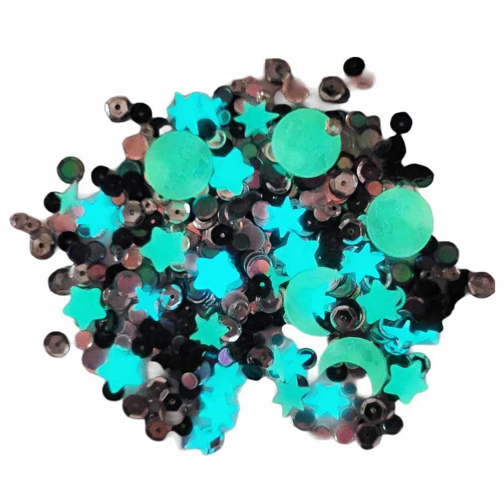 Sweet November Stamps To The Moon And Back Sequin Mixes Snssqhw05 4 Sweet November Stamps To The Moon And Back Sequin Mixes Snssqhw05 - Image 2