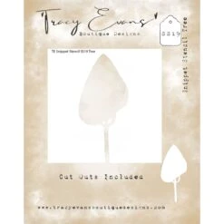 Tracy Evans Boutique Designs Tree Snippet Stencil Ss19