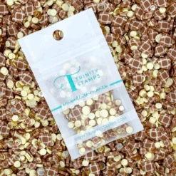 Trinity Stamps Buttered Waffles Clay & Confetti Embellishment Mix Emb-0248
