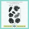 Creative Worship Tropical Foliage Silhouettes Clear Stamps Cws-24-003* -Simon Says Stamp Tropical Foliage Silhouettes 76712.1714474338