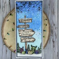Creative Expressions Festive Trail Cling Stamp Umsdb168* -Simon Says Stamp UMSDB168 2