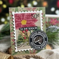 Waffle Flower Poinsettia Background Stencil 421770 -Simon Says Stamp WF PoinsettiaPostage 1 31935261 6eac 44b8 ada7 2eddae6e0d1a