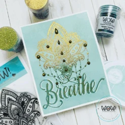 WOW Embossing Powder Egyptian Turquoise Wl60x -Simon Says Stamp WOW Embossing Powder Egyptian Turquoise wl60x breathe