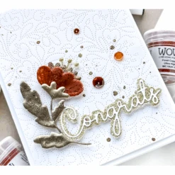 WOW Embossing Powder Fired Copper Ultra High Wc10uh 8 WOW Embossing Powder Fired Copper Ultra High Wc10uh -Simon Says Stamp WOW Embossing Powder Fired Copper Ultra High wc10uh congrats
