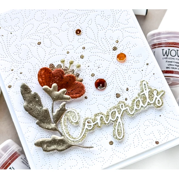 WOW Embossing Powder Fired Copper Ultra High Wc10uh 5 WOW Embossing Powder Fired Copper Ultra High Wc10uh - Image 3