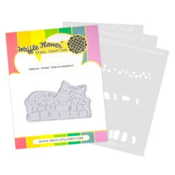 Waffle Flower Fabric Lover Die N Stencil 422034