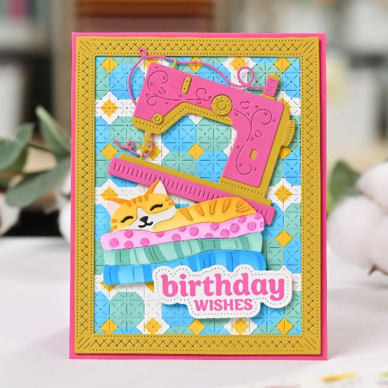 Waffle Flower Fabric Lover Die N Stencil 422034 6 Waffle Flower Fabric Lover Die N Stencil 422034 - Image 4