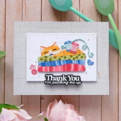 Waffle Flower Fabric Lover Die N Stencil 422034 9 Waffle Flower Fabric Lover Die N Stencil 422034 -Simon Says Stamp Waffle Flower Fabric Lover Die n stencil 422034 thank you