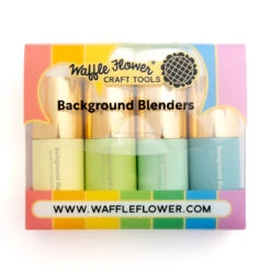 Waffle Flower Greens Background Blender Brushes Wft062