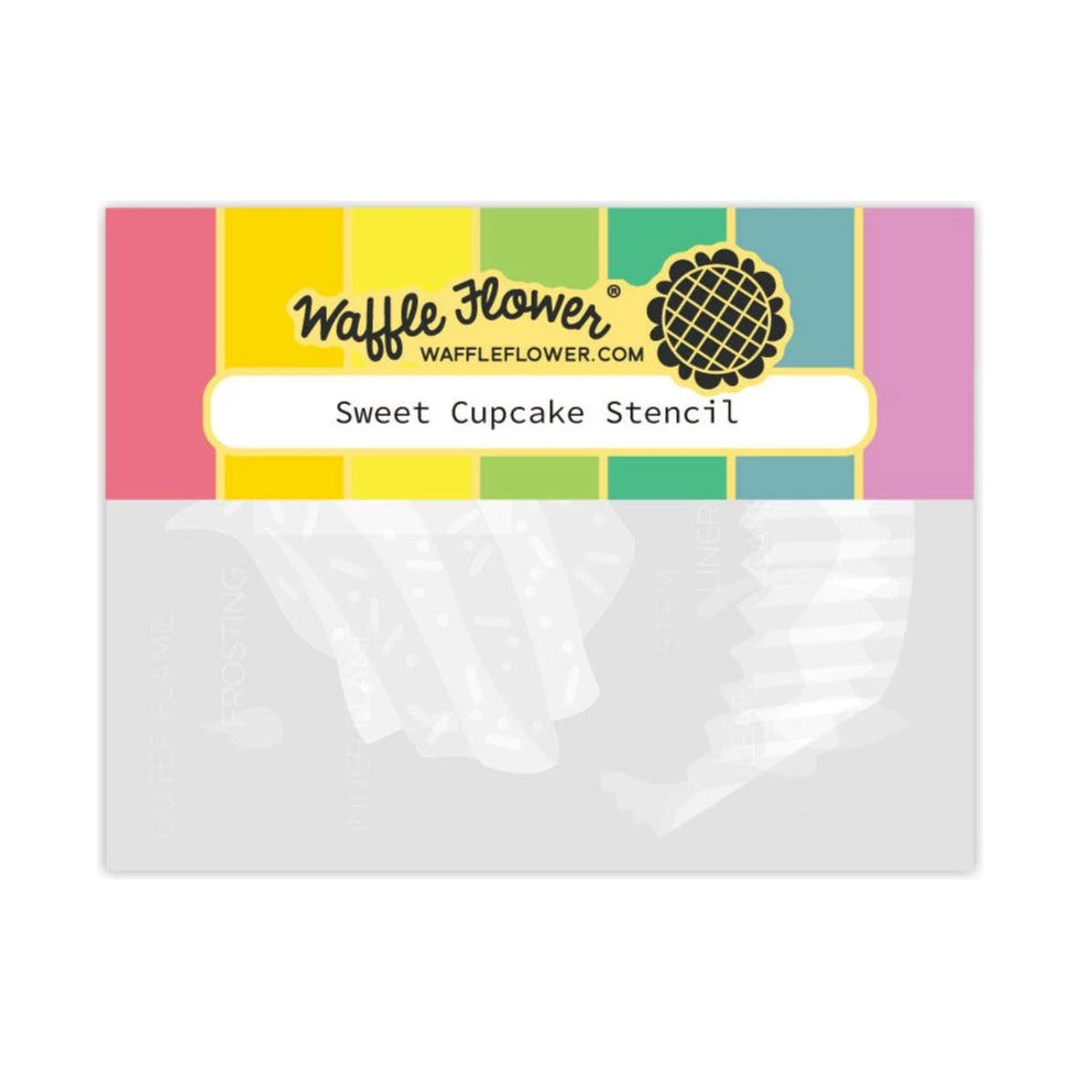 Waffle Flower Sweet Cupcake Stencils 421965 3 Waffle Flower Sweet Cupcake Stencils 421965