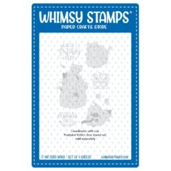 Whimsy Stamps Pumpkin Kitties NoFuss Masks Wsnfm42*