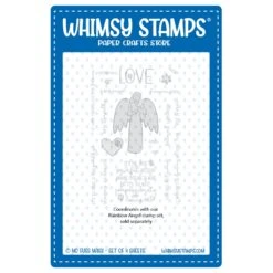 Whimsy Stamps Rainbow Angel NoFuss Masks Wsnfm45