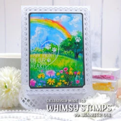 Whimsy Stamps Rainbow Bridge Cat Rub Ons Wsro-04 -Simon Says Stamp Whimsy Stamps Rainbow Bridge Cat Rub Ons wsro 04 flowers