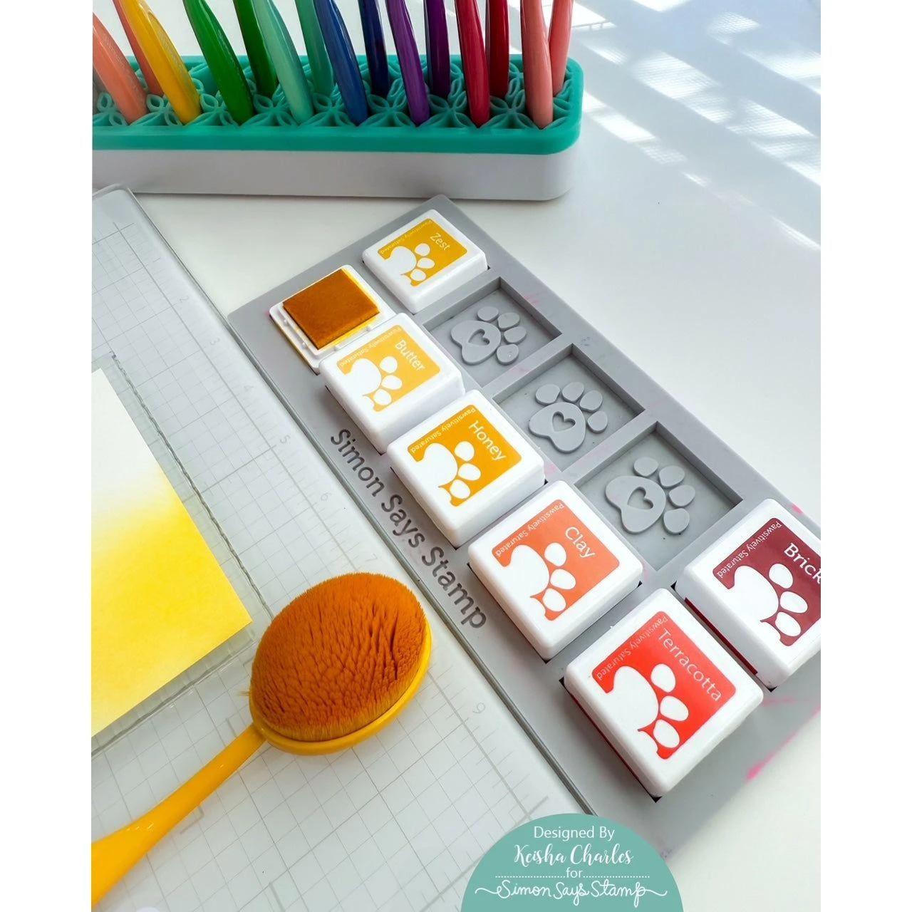 Simon Says Stamp Pawsitively Saturated Ink Cubes Yellow Horizons Ssc616 4 Simon Says Stamp Pawsitively Saturated Ink Cubes Yellow Horizons Ssc616 - Image 2