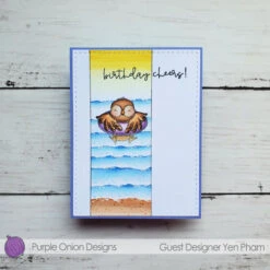 Purple Onion Designs Ophelia Unmounted Cling Stamp Pod1344* -Simon Says Stamp Yen Pham Ophelia Card 83470.1686713224