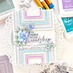 Pinkfresh Studio Be Fearless Stamps Dies Stencils And Press Plate Bundle* -Simon Says Stamp Yes3 3933444e 1738 4ef6 8188 2f09a49f1a1f