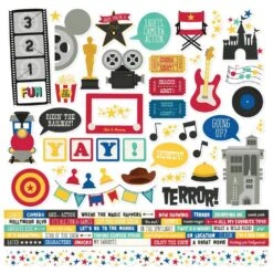 Simple Stories Say Cheese Tinseltown 12 X 12 Collection Kit 22458 -Simon Says Stamp Yes a9a52162 9d39 43d3 9f65 819faa75deab