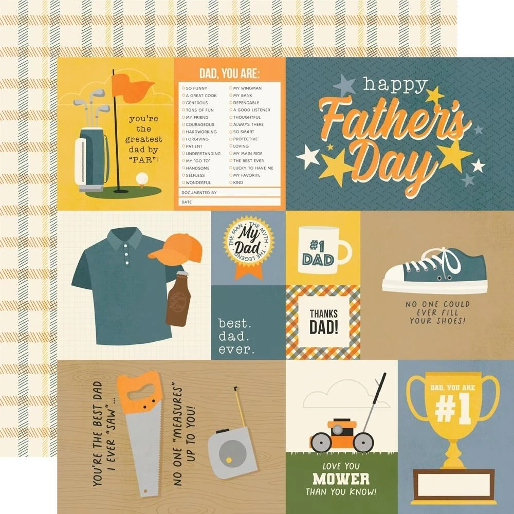 Simple Stories Father's Day 12 X 12 Collection Kit 21936* 6 Simple Stories Father's Day 12 X 12 Collection Kit 21936* - Image 4