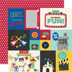 Simple Stories Say Cheese Tinseltown 12 X 12 Collection Kit 22458 -Simon Says Stamp Yes e8f60e72 9d6b 4aaf a544 96fafb4d273e