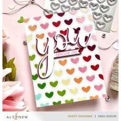 Altenew Zero-Waste: Hearts Aplenty Die Alt8839* -Simon Says Stamp YvErXiVA