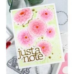 Simon Says Stamp Embossing Folder And Cutting Dies Zippy Zinnias Sfd401 Sunny Vibes -Simon Says Stamp Zippy Zinnias folder TW