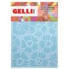 Gelli Arts 5x7 Abstract Flower Stencil For Printing Plates*