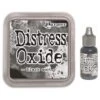 Tim Holtz Distress Black Soot Oxide Ink Pad And Reinker Bundle Ranger -Simon Says Stamp blacksoot