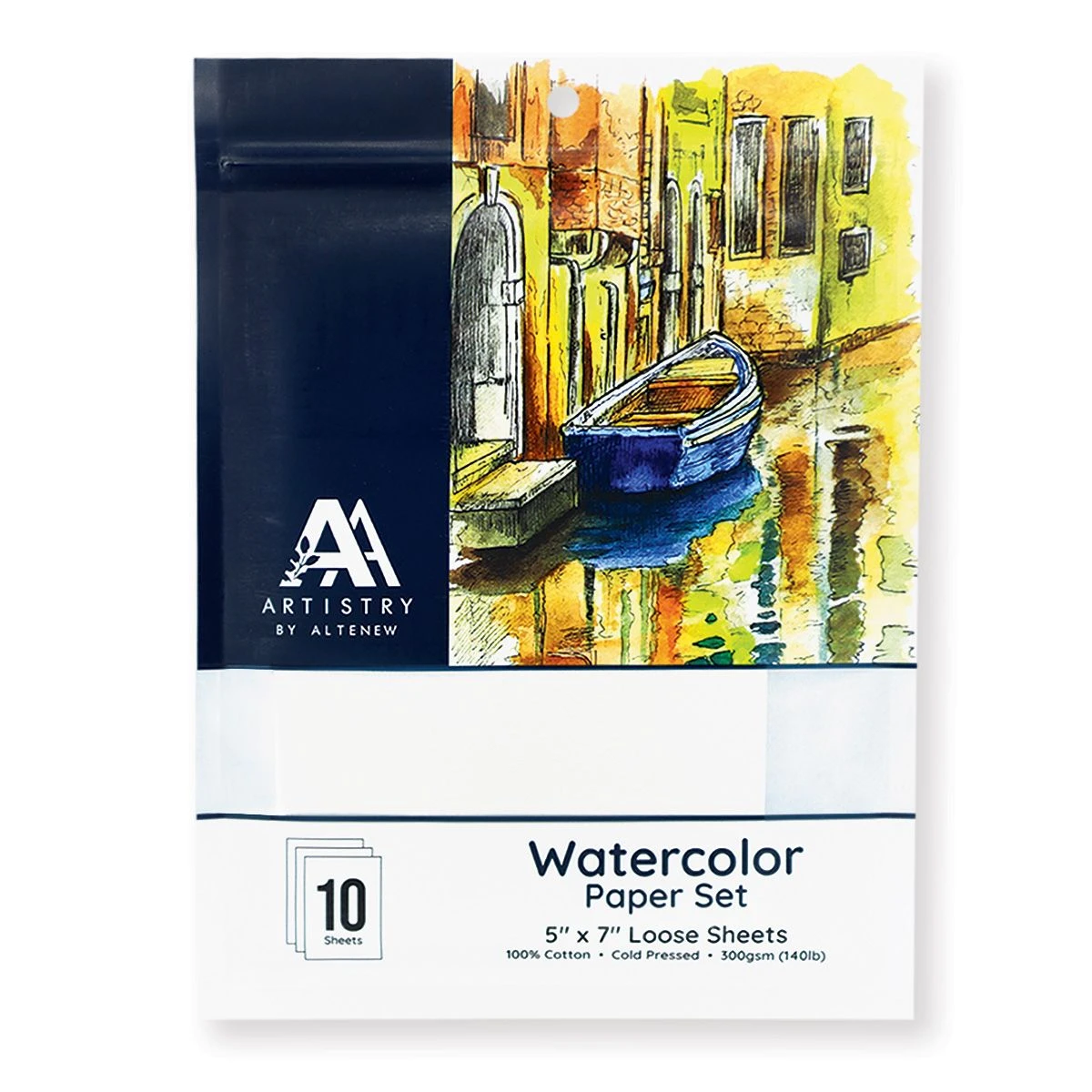 Altenew Watercolor Paper Set Cold-Pressed, 5 X 7 Inch 10 Sheet Pack Alt8170 3 Altenew Watercolor Paper Set Cold-Pressed, 5 X 7 Inch 10 Sheet Pack Alt8170