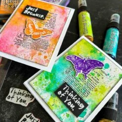 Tim Holtz Fossilized Amber Distress Spritz Tdu86314 -Simon Says Stamp cheiron butterflies 20