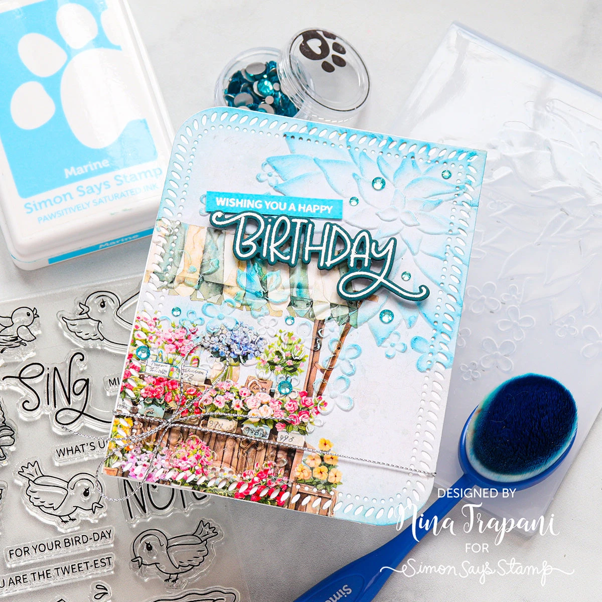 Simon Says Stamp Metallic Silver Cord St0167 7 Simon Says Stamp Metallic Silver Cord St0167 - Image 5