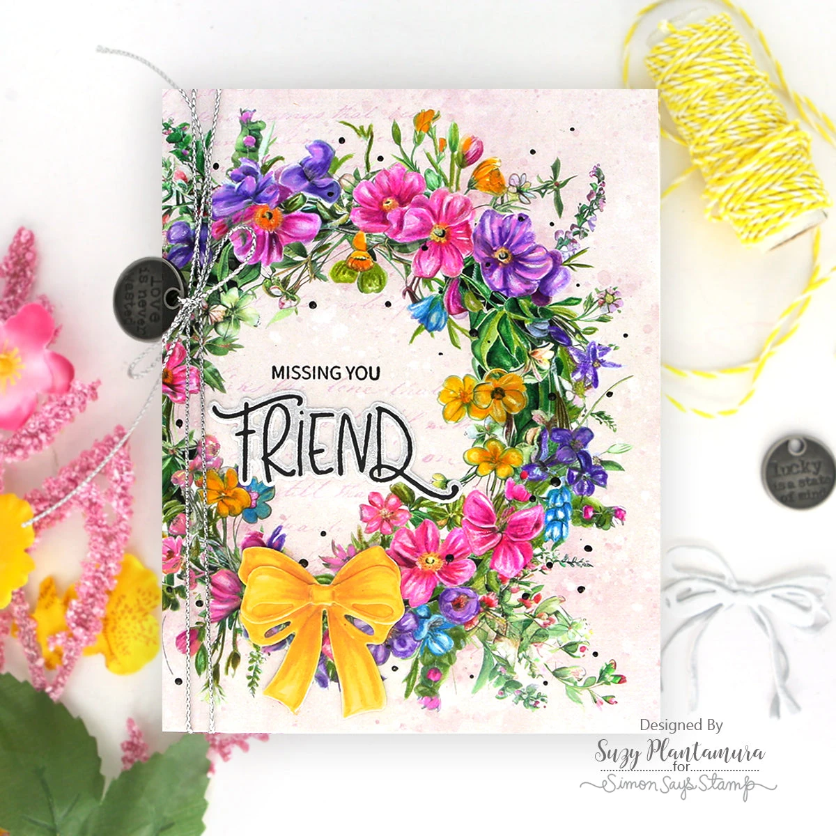 Simon Says Stamp Metallic Silver Cord St0167 4 Simon Says Stamp Metallic Silver Cord St0167 - Image 2