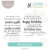 CZ Design Clear Stamps Birthday Basics Cz386c Splendor