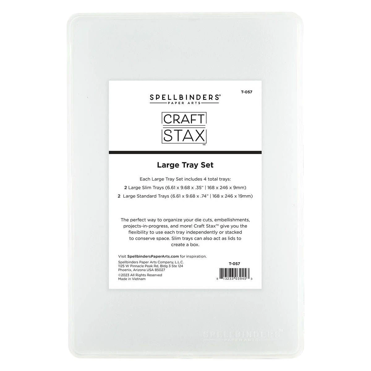 Spellbinders Craft Stax Large Tray Set T-057 3 Spellbinders Craft Stax Large Tray Set T-057