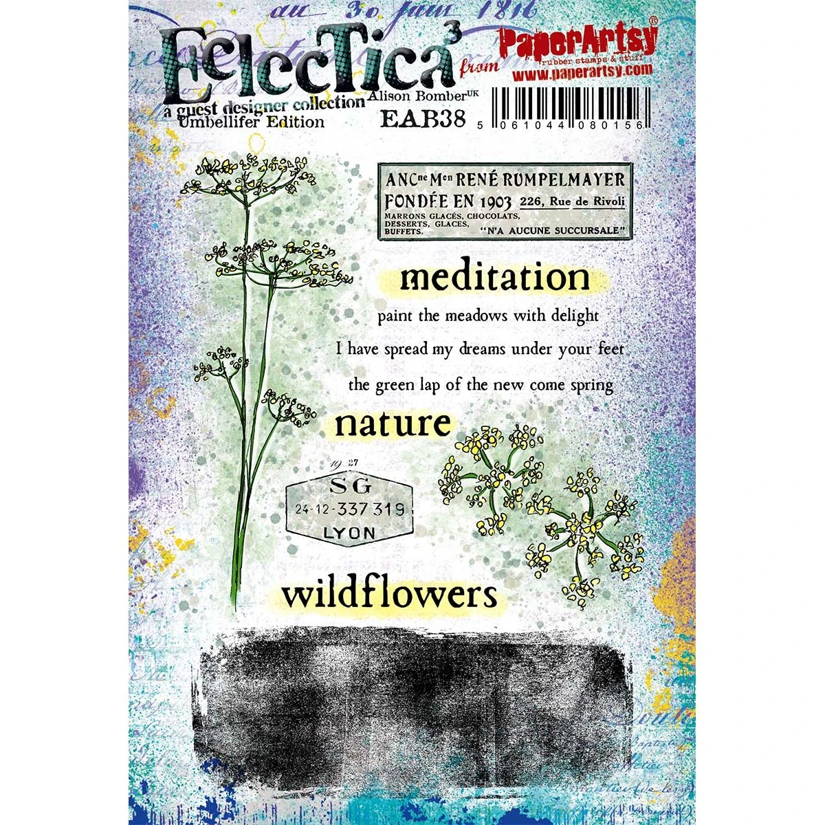 Paper Artsy Alison Bomber Umbellifer Edition Cling Stamps Eab38 3 Paper Artsy Alison Bomber Umbellifer Edition Cling Stamps Eab38