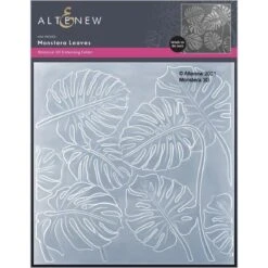 Altenew Monstera Leaf 3D Embossing Folder Alt6119*