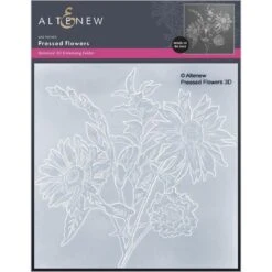 Altenew Pressed Flowers 3D Embossing Folder Alt6276*