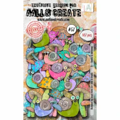 AALL & Create Snails & Shrooms Ephemera Die-Cuts Ep057