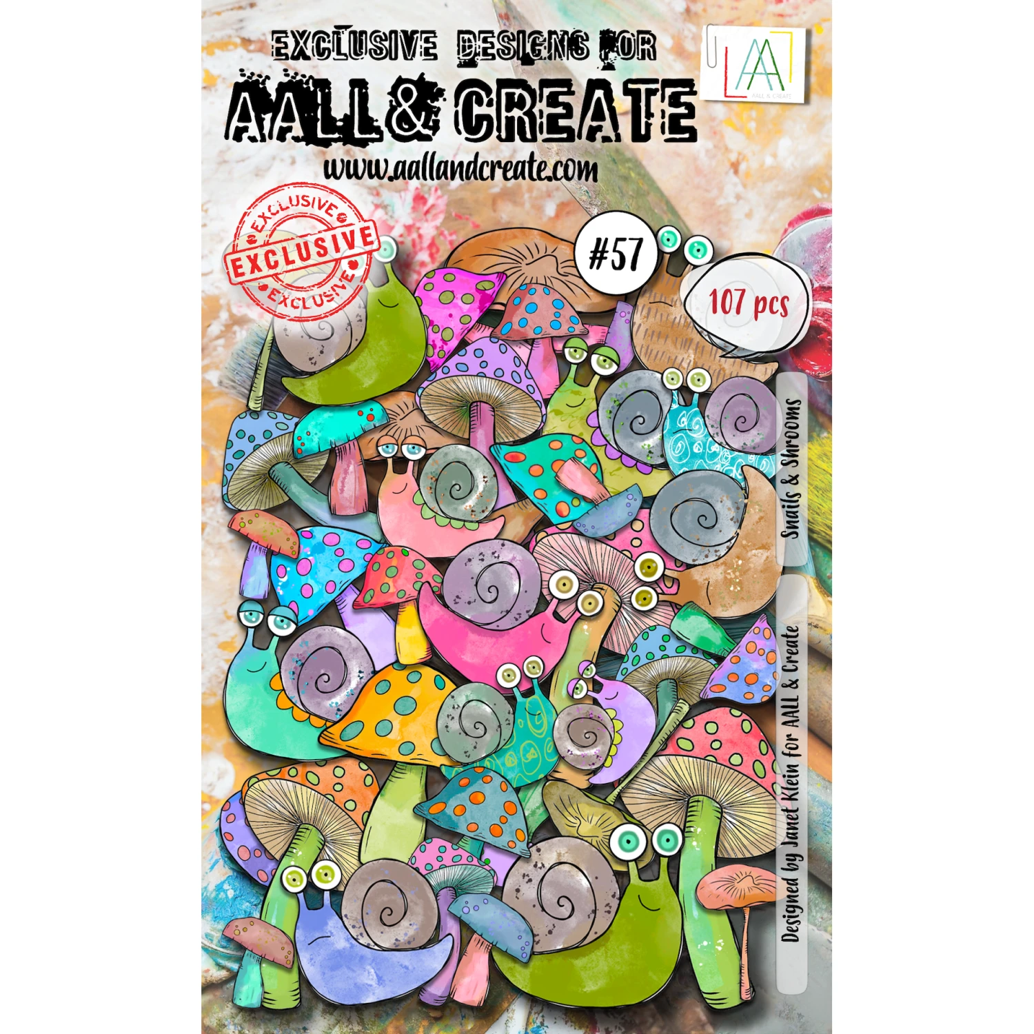 AALL & Create Snails & Shrooms Ephemera Die-Cuts Ep057 3 AALL & Create Snails & Shrooms Ephemera Die-Cuts Ep057