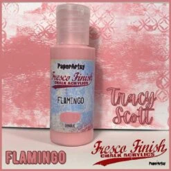 Paper Artsy Fresco Finish Flamingo Chalk Acrylic Paint Ff226