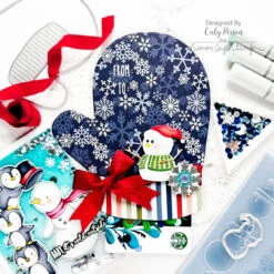 Simon Says Stamp Embossing Folder Bundled Snowmen Sf418 -Simon Says Stamp folder CP