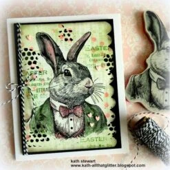 Tim Holtz Mini Stencil Set 5 Mst005 -Simon Says Stamp greenmain