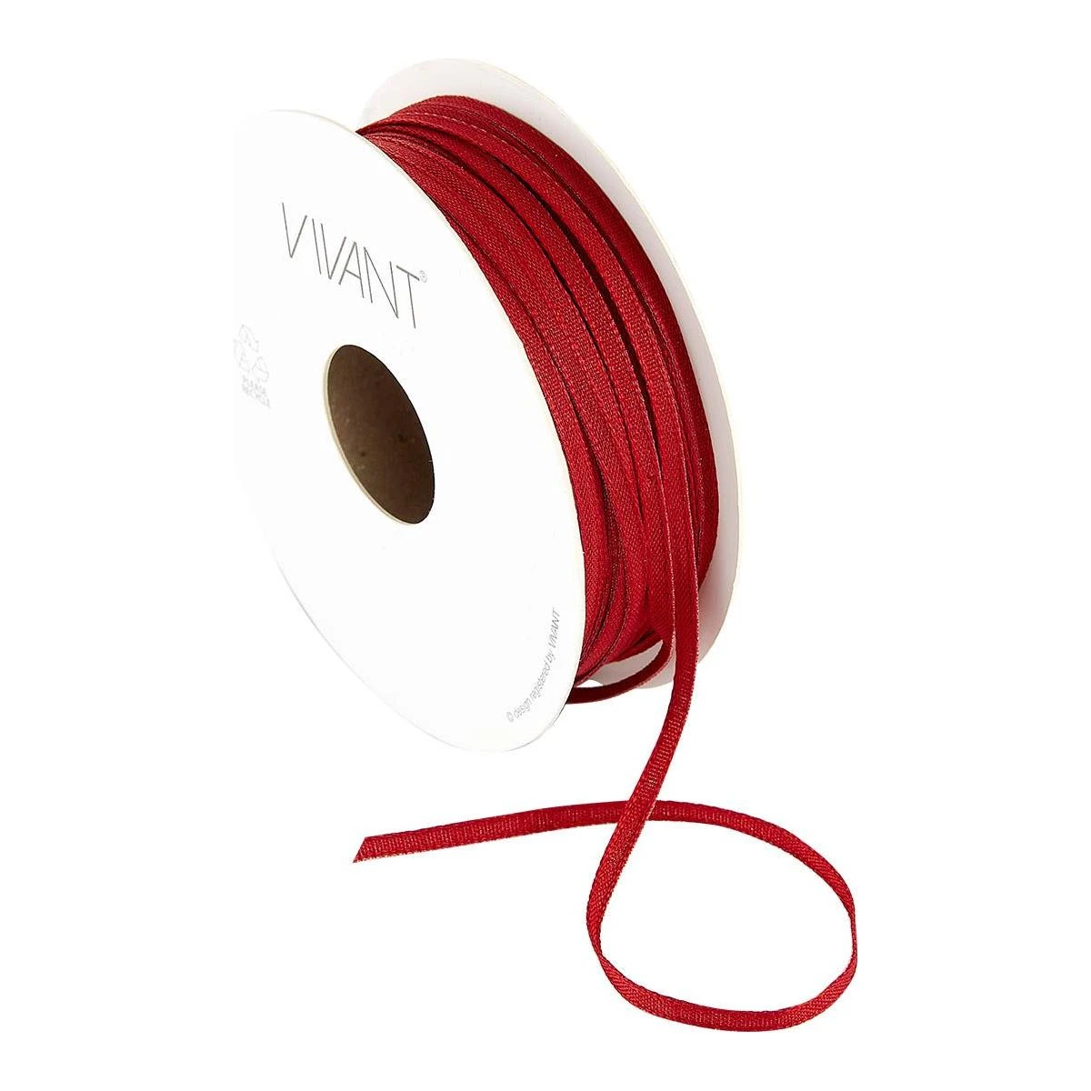 Vivant Texture Bordeaux Narrow Ribbon 21.87 Yards 2015.2003.25 3 Vivant Texture Bordeaux Narrow Ribbon 21.87 Yards 2015.2003.25