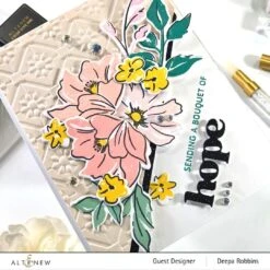 Altenew Floral Diamond Blocks 3D Embossing Folder Alt7964* -Simon Says Stamp hhv1 PyA